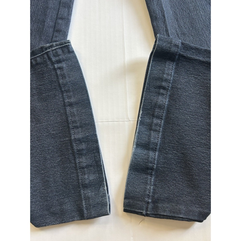 2000s Low Rise Flared Jeans Button Y2K Grunge Office Siren Parisian Twee Preppy - Picture 4 of 10